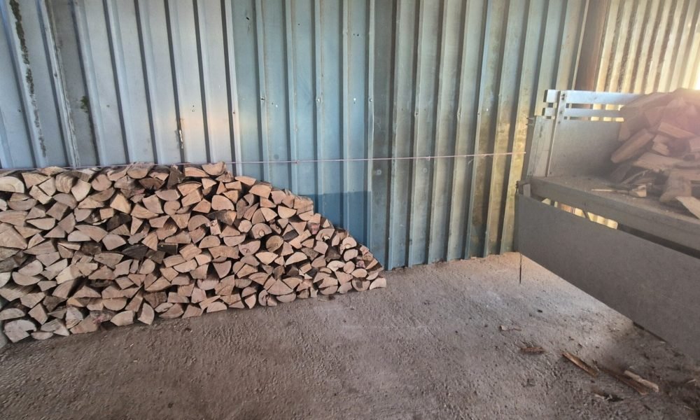 3/4 of the load stacked