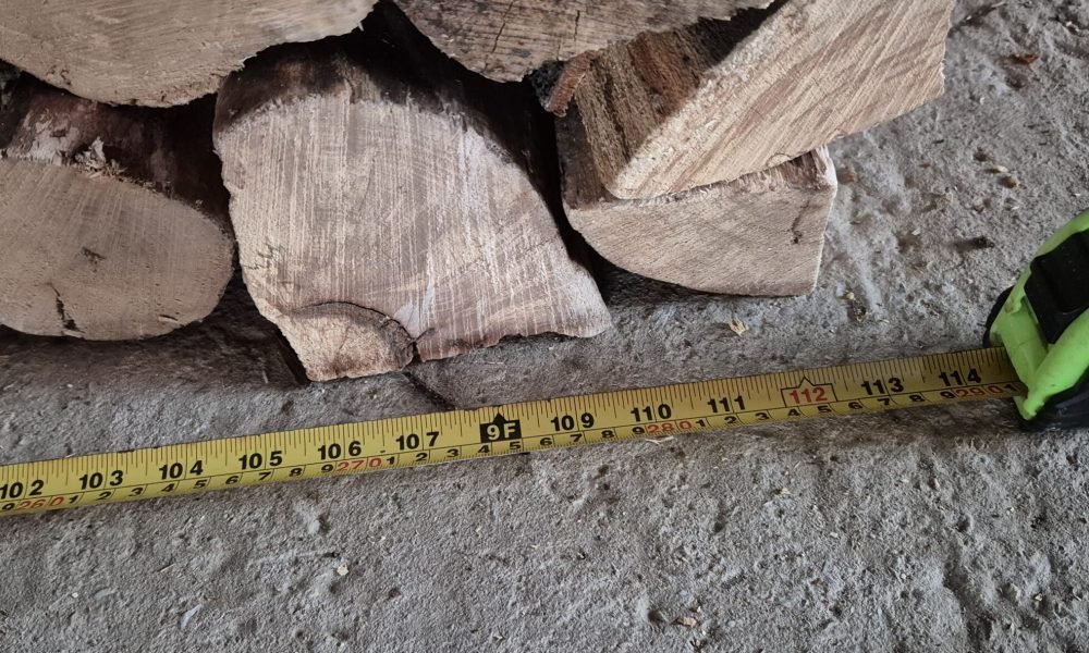 The finished stack length is 2.85 metres